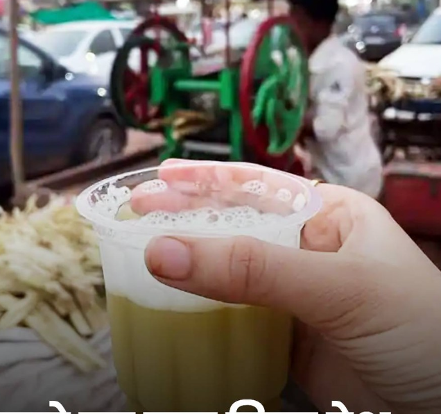 Sugarcane juice vendor in noida